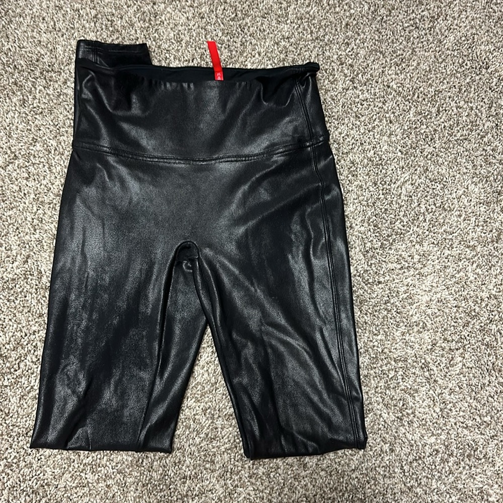 The popular Spanx leather leggings